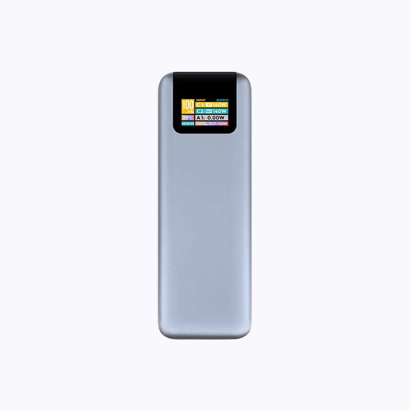 140W High Capacity TFT Power Bank (27,000mAh)