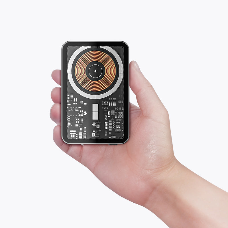 Transparent Magnetic Wireless Power Bank (5,000mAh)