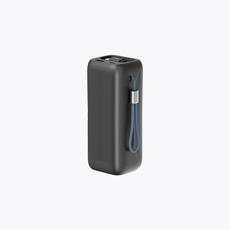 20,000mAh 155W PD Power Bank with Built-in Retractable USB-C Cable