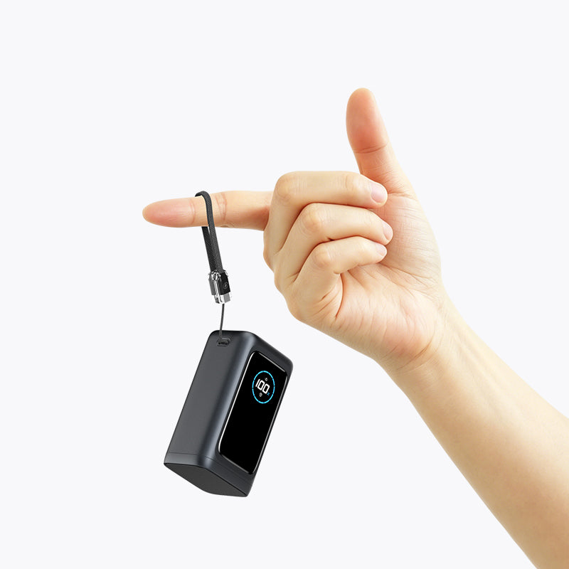 200W Retractable Cable Power Bank with Lanyard