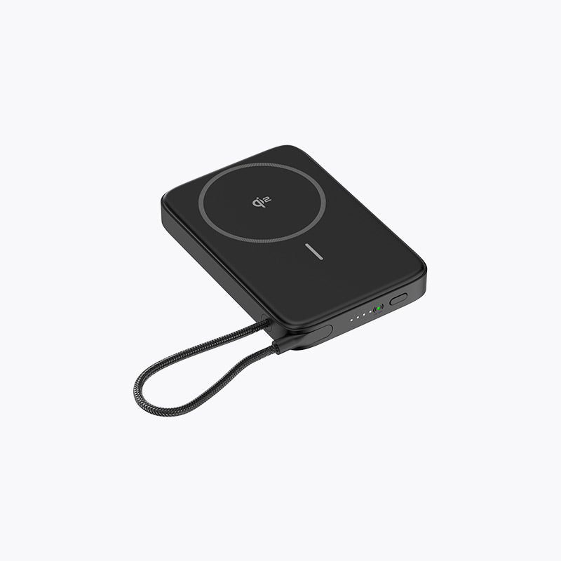 10,000mAh  Wireless with Foldable Stand Semi-Solid Power Bank