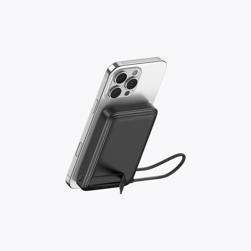 10,000mAh  Wireless with Foldable Stand Semi-Solid Power Bank