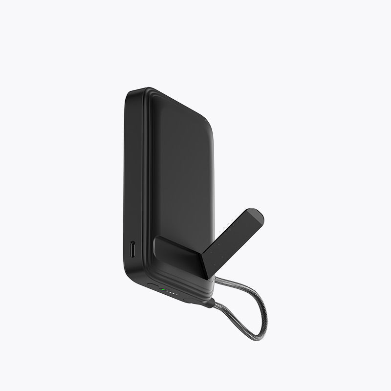 10,000mAh  Wireless with Foldable Stand Semi-Solid Power Bank