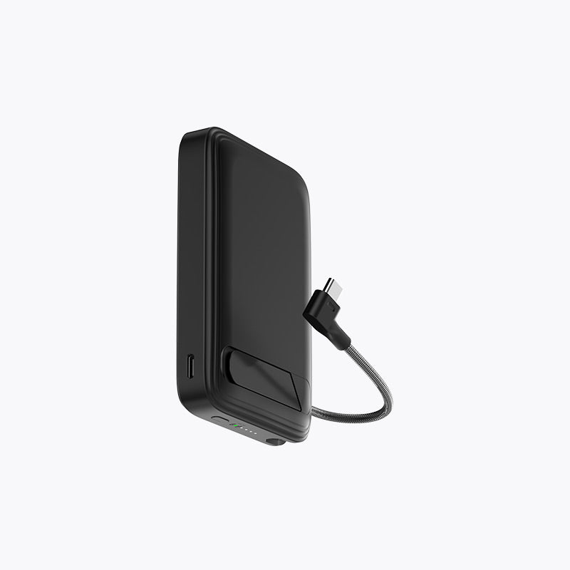 10,000mAh  Wireless with Foldable Stand Semi-Solid Power Bank