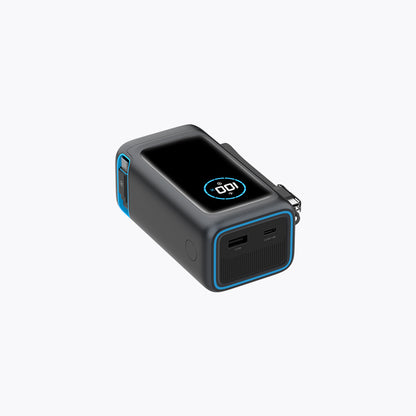 200W Retractable Cable Power Bank with Lanyard