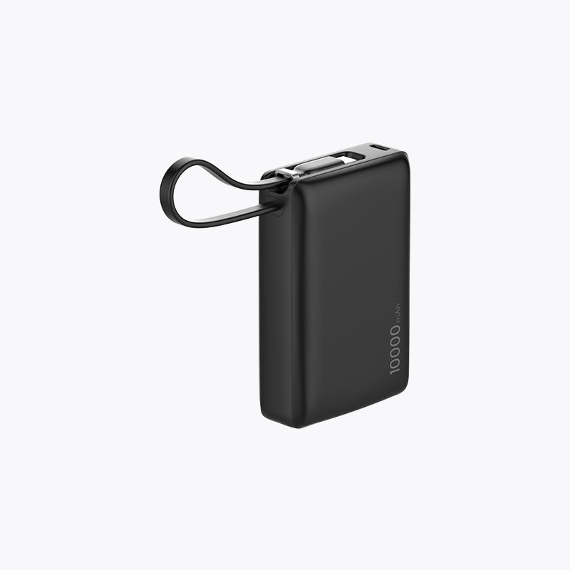 Power Bank (30W, Built-In USB-C Cable)