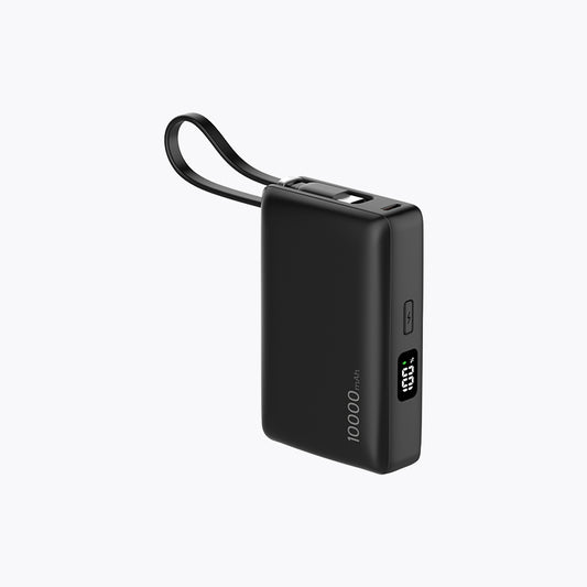 Power Bank (30W, Built-In USB-C Cable)