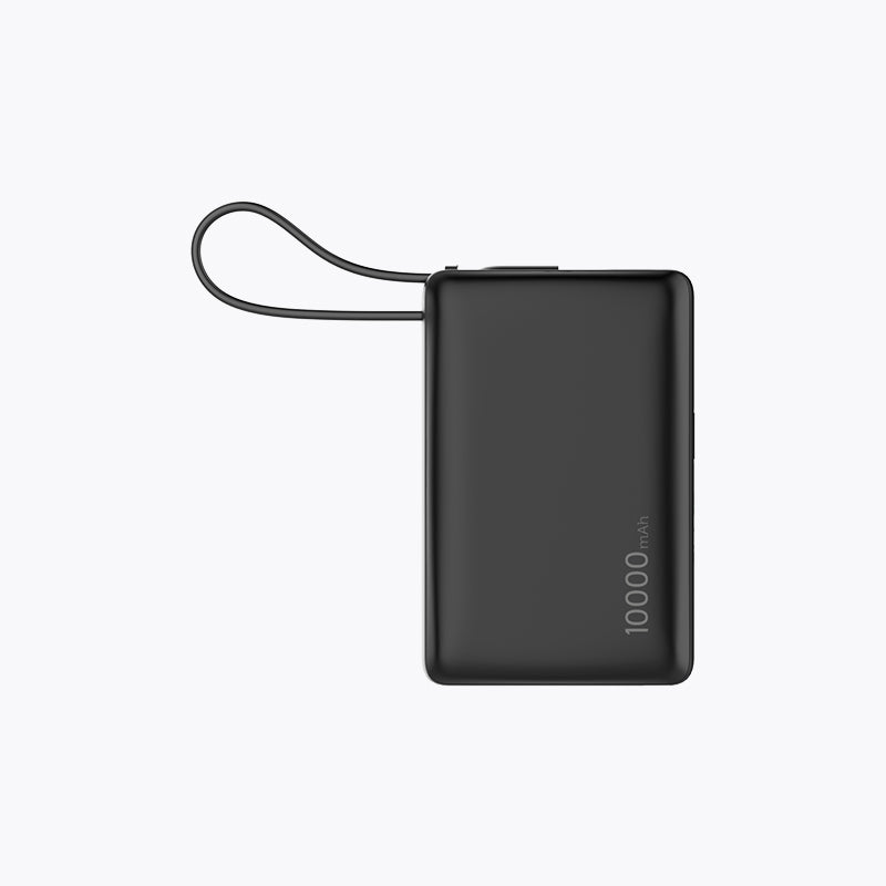 Power Bank (30W, Built-In USB-C Cable)