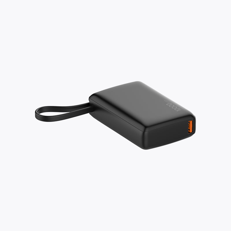 Power Bank (30W, Built-In USB-C Cable)