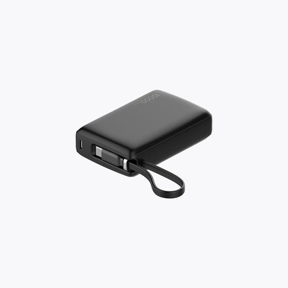 Power Bank (30W, Built-In USB-C Cable)