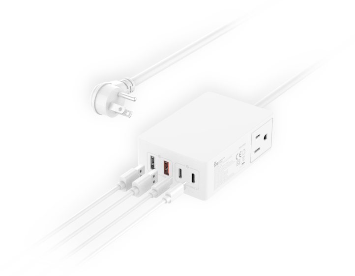 US Plug 6 Ports 65W Power Strip