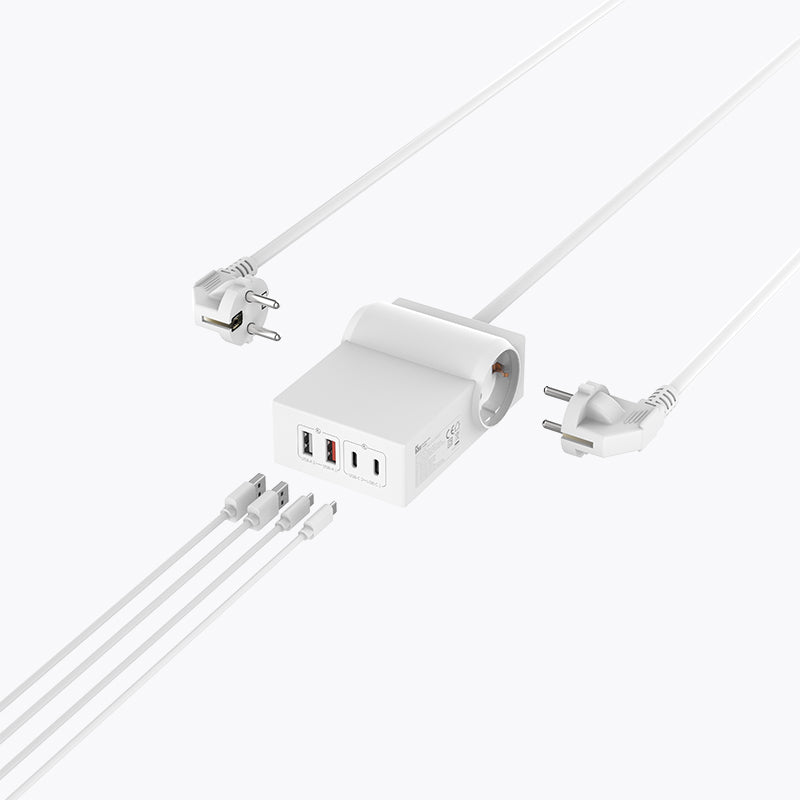 US Plug 6 Ports 65W Power Strip