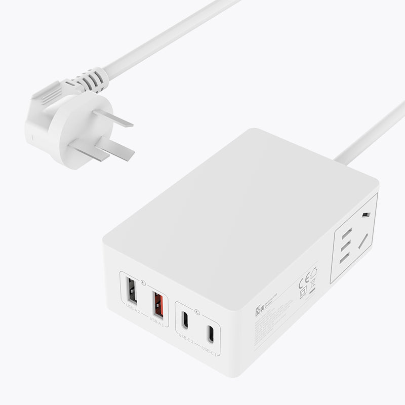 US Plug 6 Ports 65W Power Strip