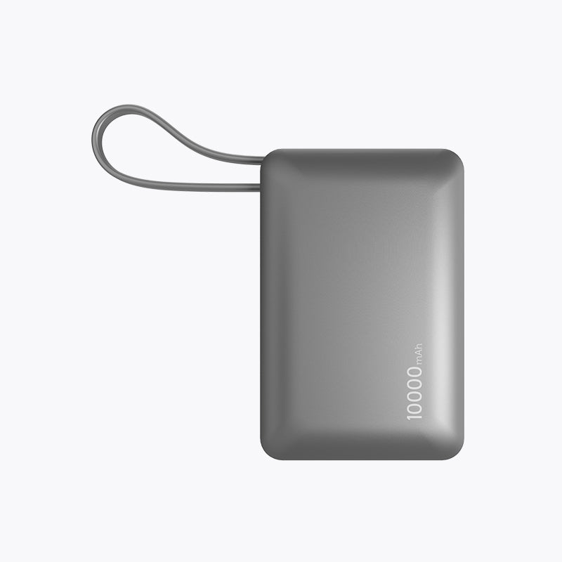 Compact with Built-in Cable Power Bank (10,000mAh)