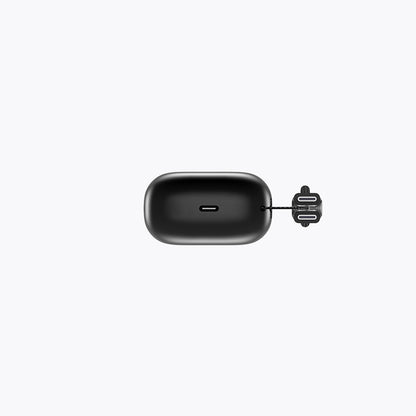 10K Mini Power Bank (45W, Built-In Cable)