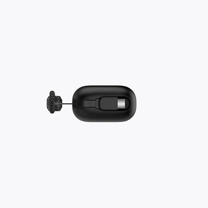 10K Mini Power Bank (45W, Built-In Cable)