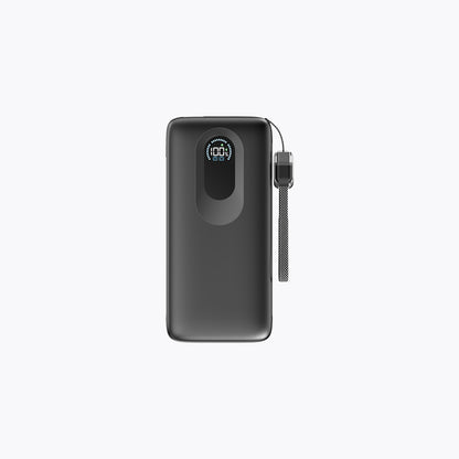 10,000mAh Detachable Built-in Cable Slim Power Bank