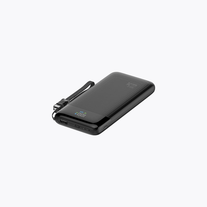 10,000mAh Detachable Built-in Cable Slim Power Bank