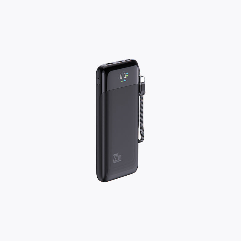 10,000mAh Detachable Built-in Cable Slim Power Bank