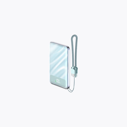 5,000mAh Magnetic Power Bank with Detachable Cable & Display