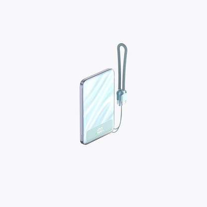 5,000mAh Magnetic Power Bank with Detachable Cable & Display