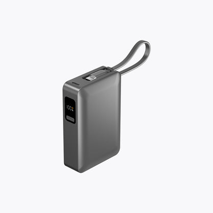 Compact with Built-in Cable Power Bank (10,000mAh)