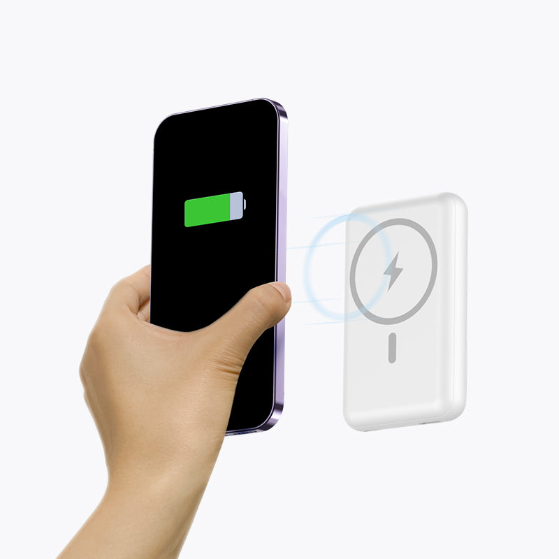 Magnetic Wireless Power Bank with Stand (10,000mAh)