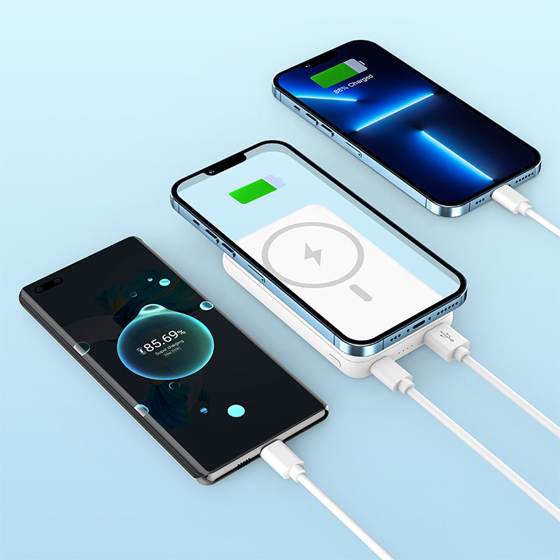 Magnetic Wireless Power Bank (5,000mAh-10,000mAh)